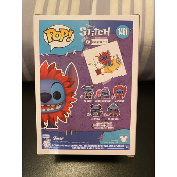 Funko Pop Disney:  Stitch In Costume - Stitch As Simba - Picture 3 of 6